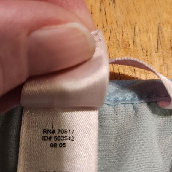 Vintage Y2k Victoria's Secret baby blue velour empire waist babydoll camisole - Picture 4 of 5